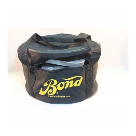 Bond Casters & Wheels Bond Ballistic Nylon Dolly Carry Case 2128 for 2127 & 3310 Dollies - 4 Dolly Capacity - Black 3110020